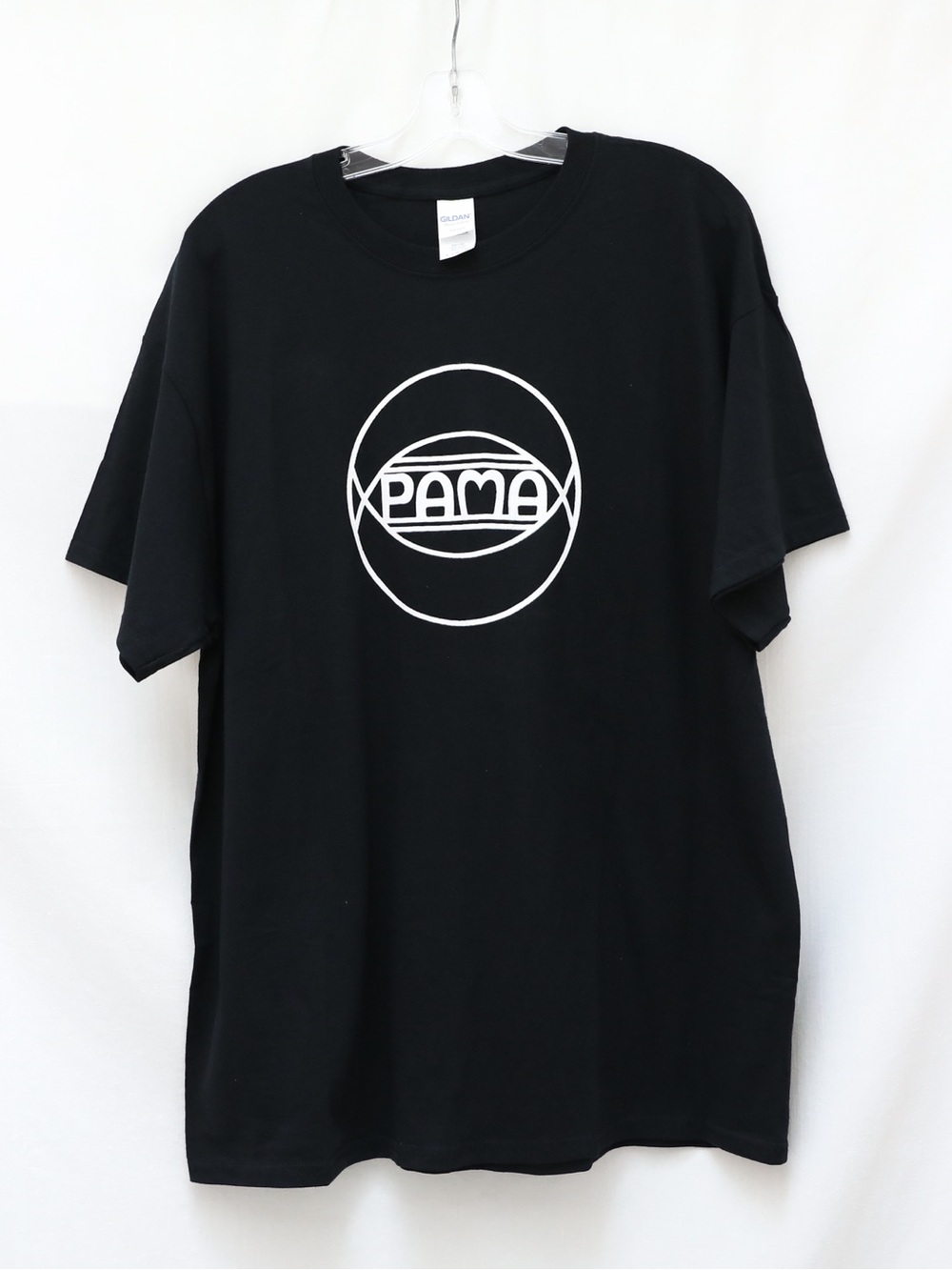 Pama Records black Gildan heavy cotton t-shirt men XL unisex NWOT new logo